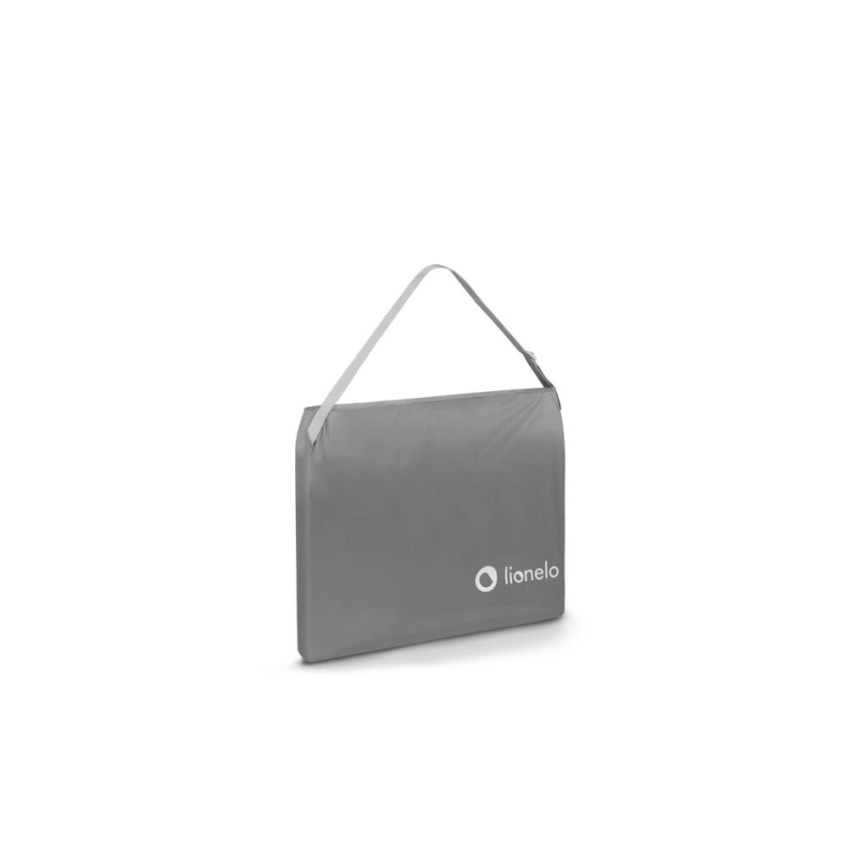 Lionelo - Safety bed barrier LORA dark grey