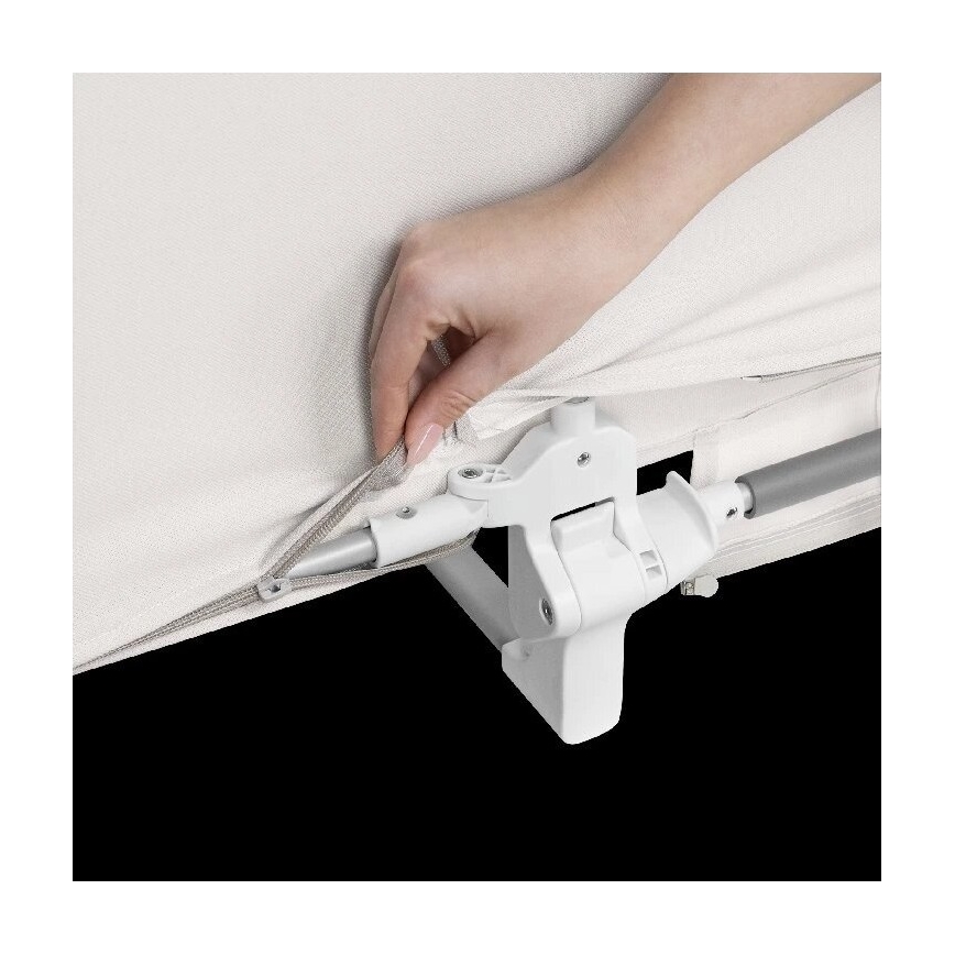 Lionelo - Safety bed barrier LORA grey