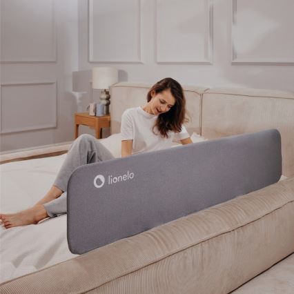 Lionelo - Safety bed barrier LORA XL dark grey