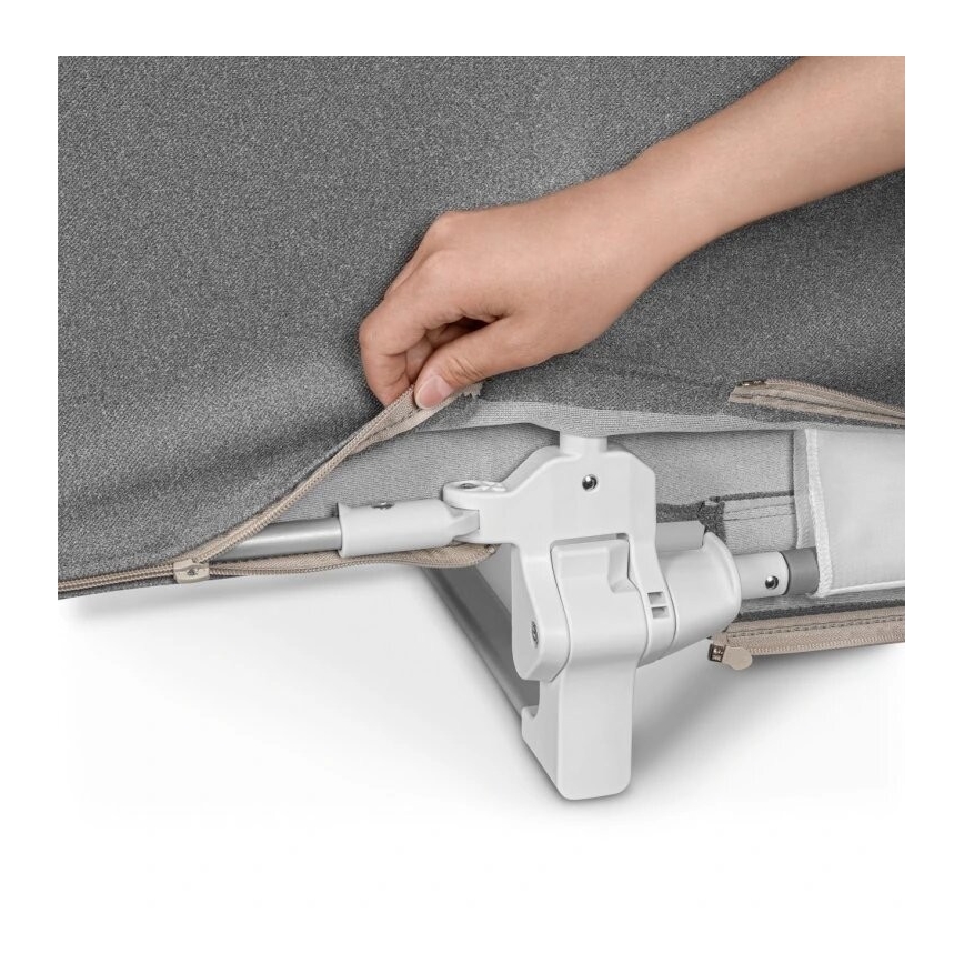 Lionelo - Safety bed barrier LORA XL dark grey