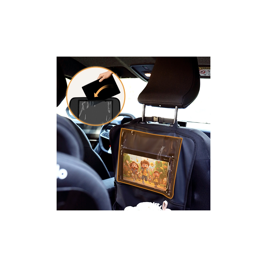 Lionelo - SEAT ORGANIZER Car Organizer, Black