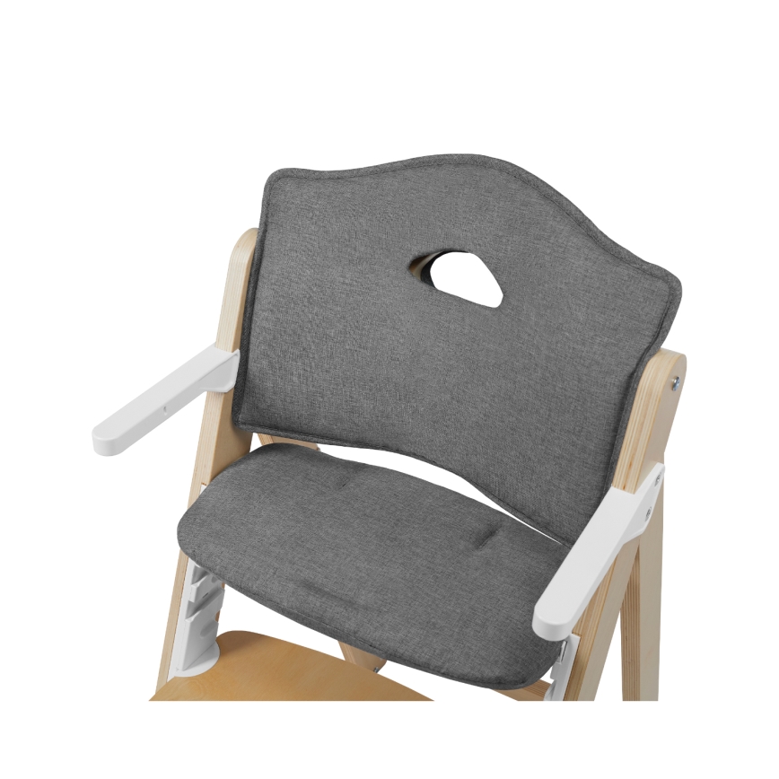 Lionelo - Seat pad for the FLORIS CUSHION children's dining chair, Grey Stone