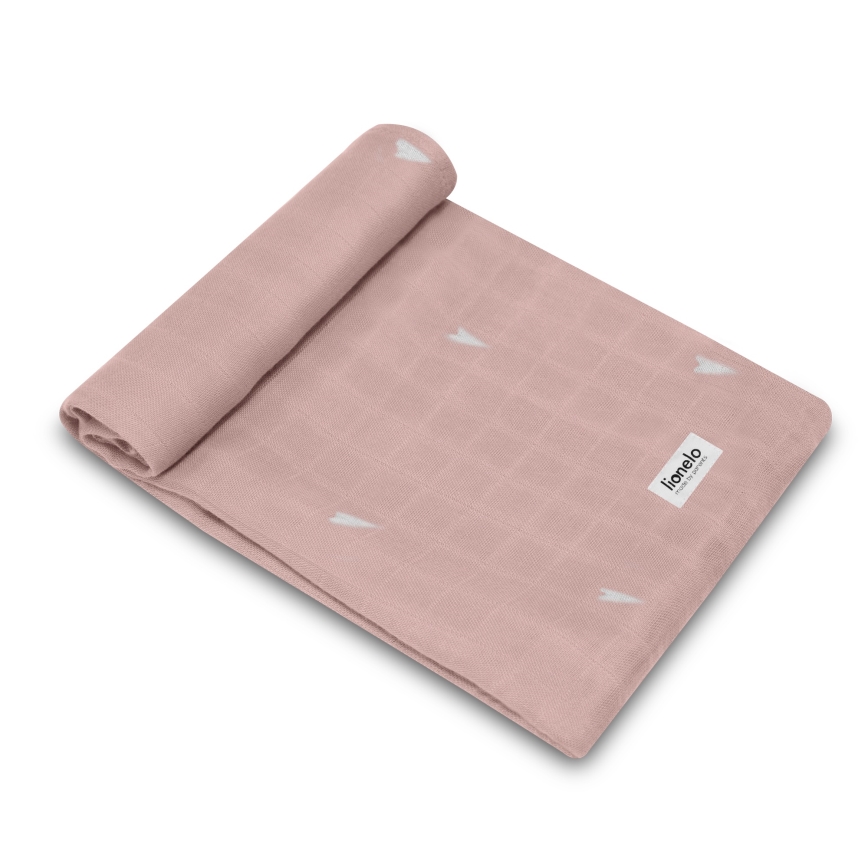 Lionelo - Set of 3 Bamboo Muslin Swaddle Blankets BAMBOO SET 70x70 cm Rainbow