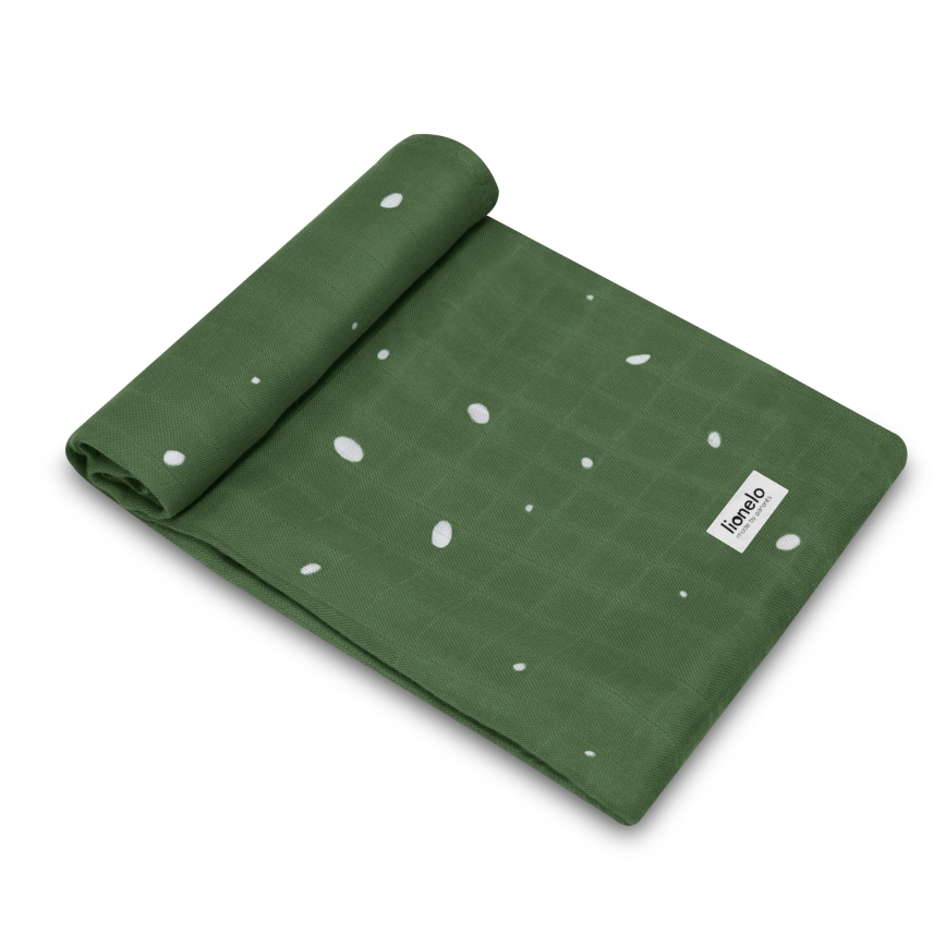 Lionelo - Set of 3 Bamboo Swaddle Cloths 70x70 cm Dino