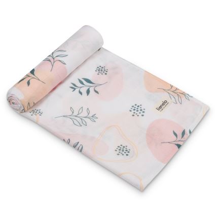 Lionelo - Set of 3 Bamboo Swaddles BAMBOO SET 70x70 cm Leaf