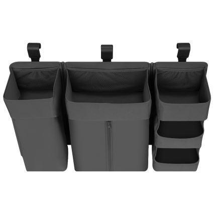 Lionelo - SIDEPOCKET 3-in-1 Crib Organizer Grey