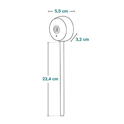 Lionelo - Smart Baby Monitor BABYLINE SMART Wi-Fi Black