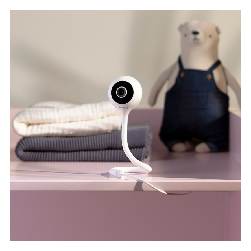 Lionelo - Smart Baby Monitor BABYLINE SMART Wi-Fi White