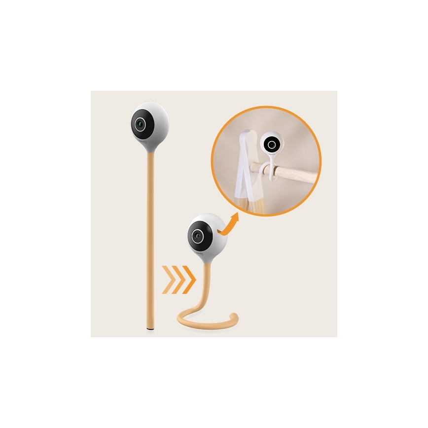 Lionelo - Smart Baby Monitor BABYLINE SMART Wi-Fi White