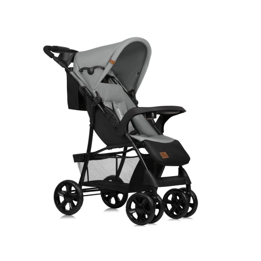 Lionelo - Sports stroller EMMA PLUS grey/black