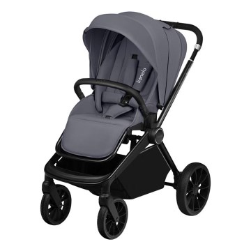 Lionelo - Sports Stroller MIKA PLUS Grey Stone