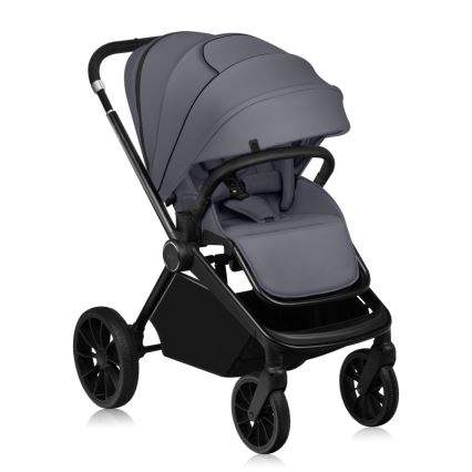 Lionelo - Sports Stroller MIKA PLUS Grey Stone