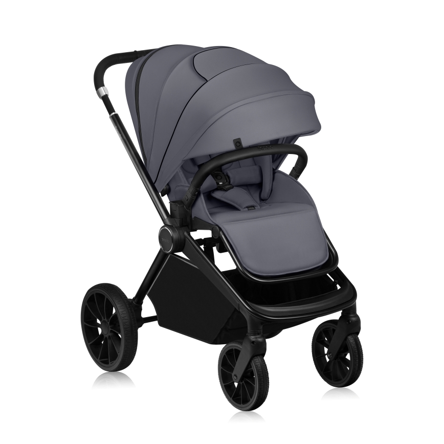 Lionelo - Sports Stroller MIKA PLUS Grey Stone