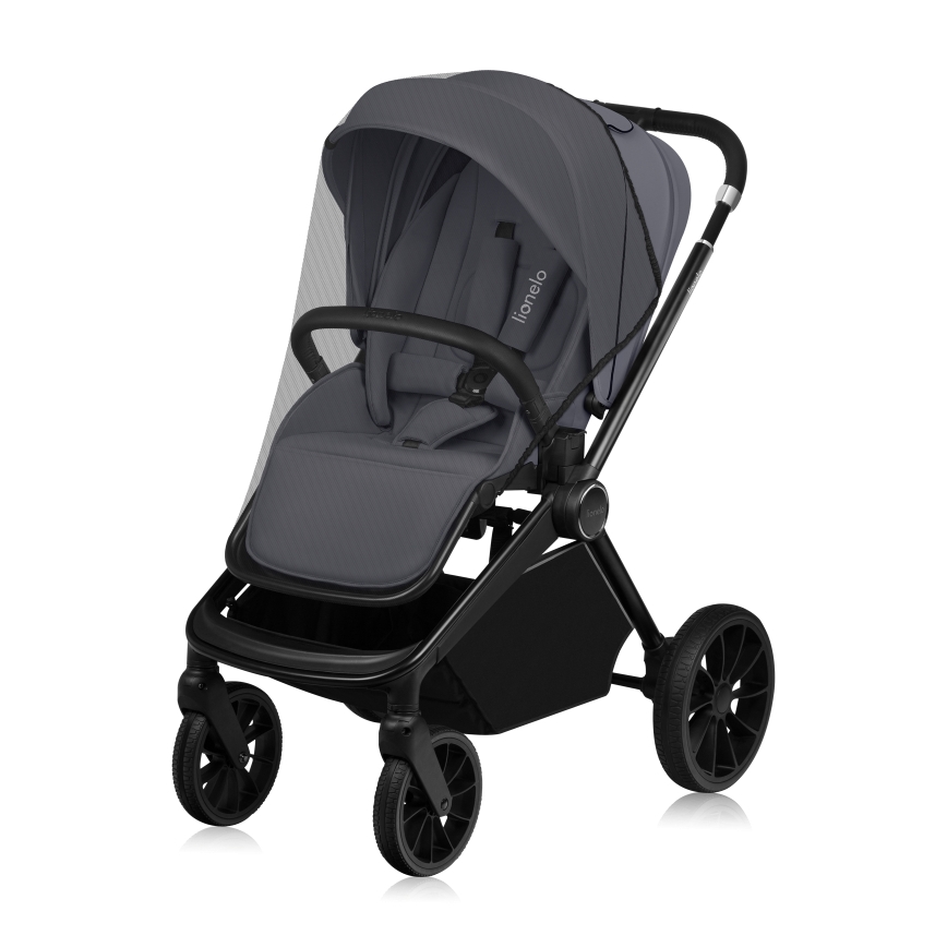 Lionelo - Sports Stroller MIKA PLUS Grey Stone