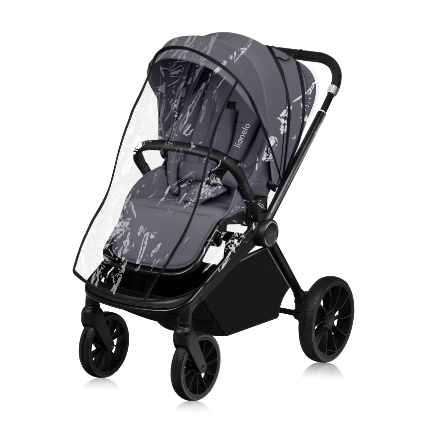 Lionelo - Sports Stroller MIKA PLUS Grey Stone
