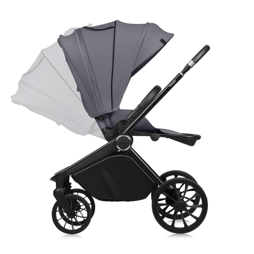 Lionelo - Sports Stroller MIKA PLUS Grey Stone