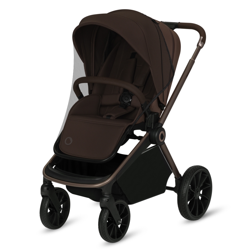 Lionelo - Sports stroller MIKA PLUS Mocha Mousse
