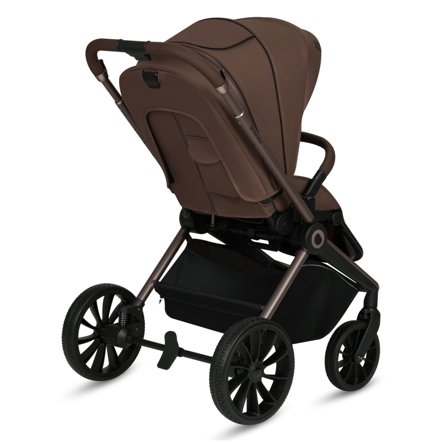 Lionelo - Sports stroller MIKA PLUS Mocha Mousse
