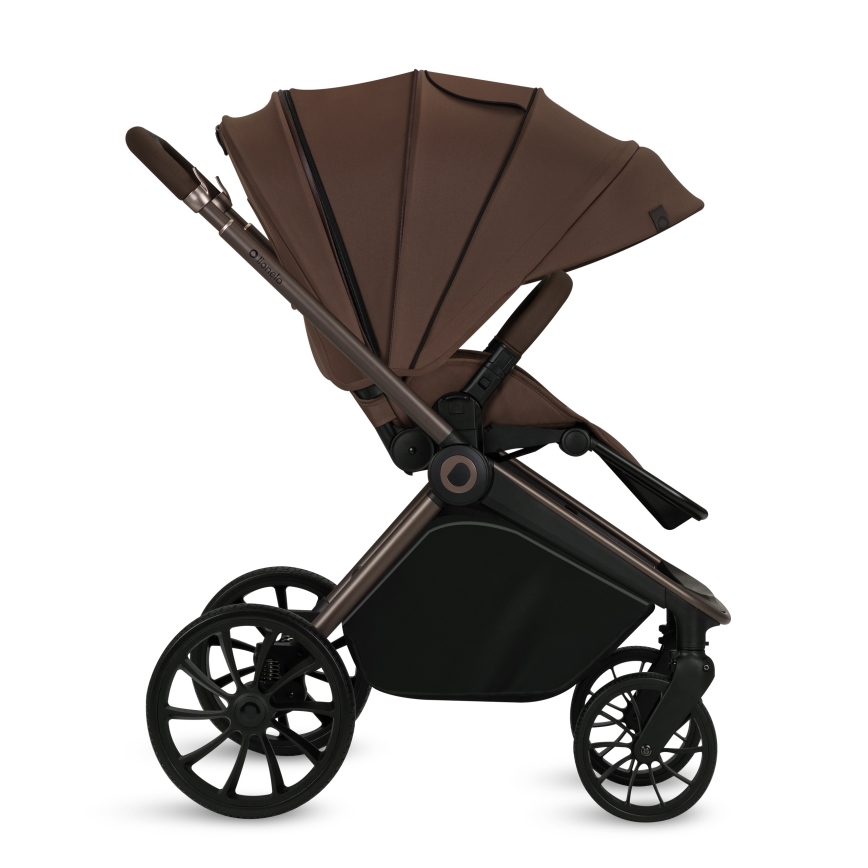 Lionelo - Sports stroller MIKA PLUS Mocha Mousse