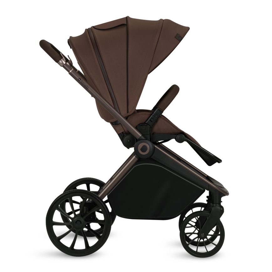 Lionelo - Sports stroller MIKA PLUS Mocha Mousse