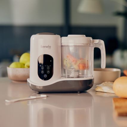 Lionelo - Steam cooker 5in1 BABYMENU 110W/230V white/grey
