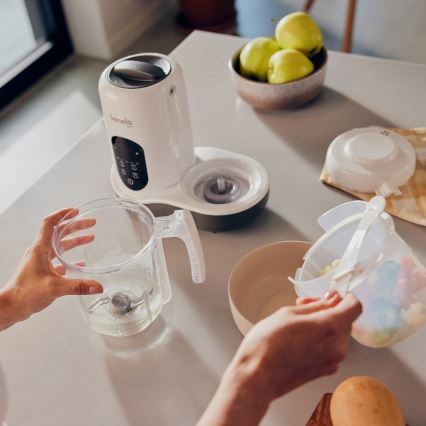 Lionelo - Steam cooker 5in1 BABYMENU 110W/230V white/grey