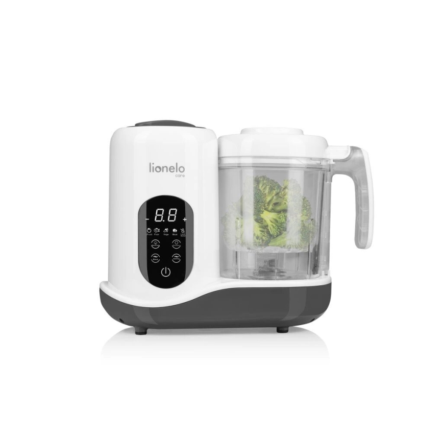 Lionelo - Steam cooker 5in1 BABYMENU 110W/230V white/grey