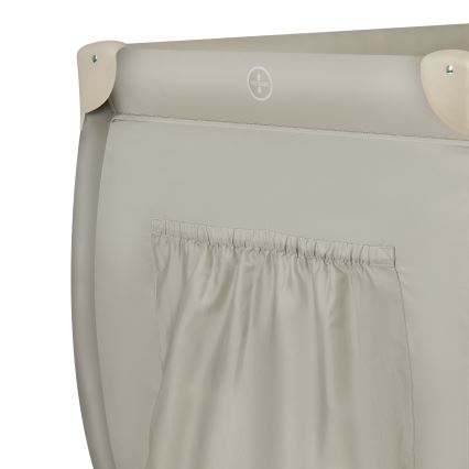 Lionelo - STEFI PLUS Travel Cot, Cappuccino Beige