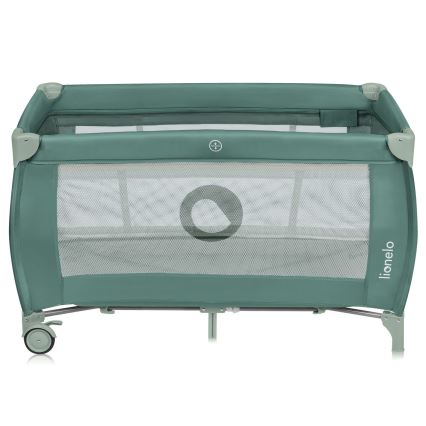 Lionelo - STEFI PLUS Travel Cot, Green Olive