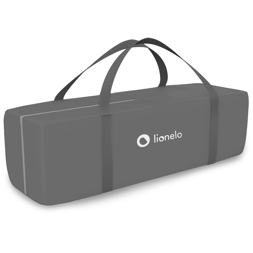 Lionelo - STEFI PLUS Travel Cot Grey Multicolor
