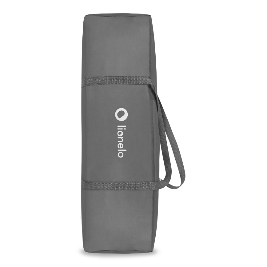 Lionelo - STEFI PLUS Travel Cot Grey Multicolor