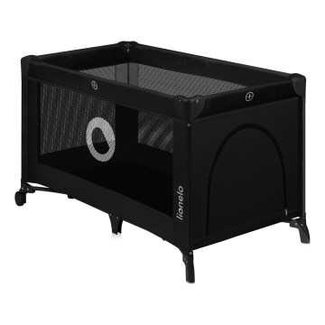 Lionelo - STEFI Travel Cot Black Carbon