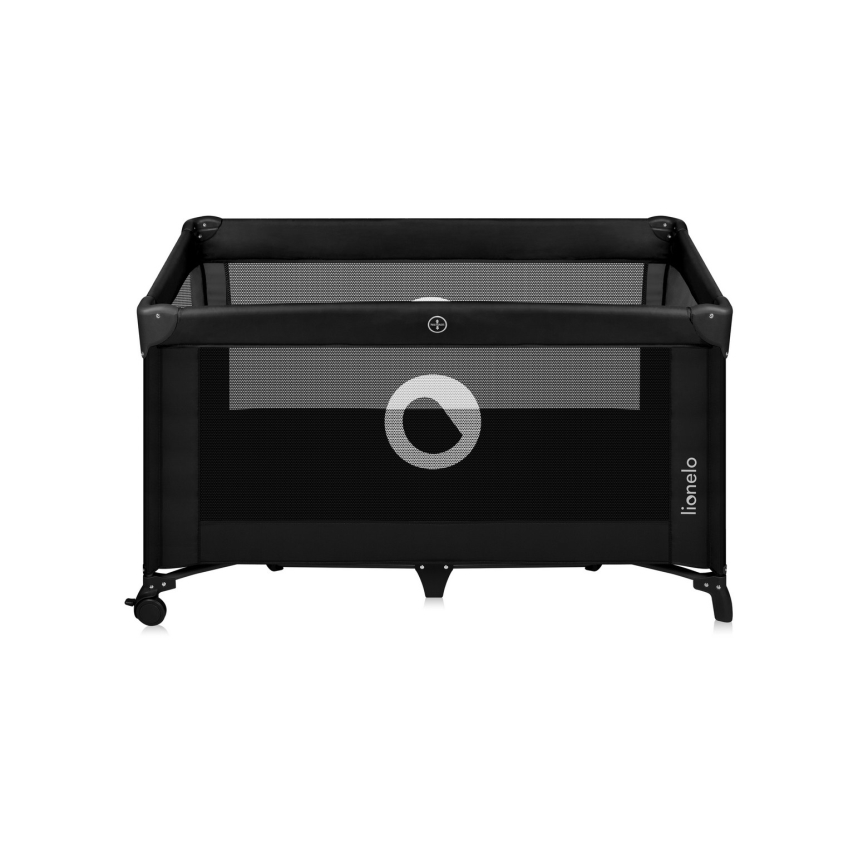 Lionelo - STEFI Travel Cot Black Carbon
