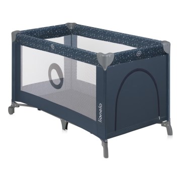 Lionelo - STEFI Travel Cot Blue Grey