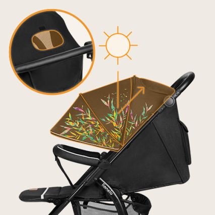 Lionelo - Stroller ANNET TOUR black/green