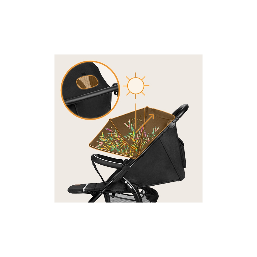 Lionelo - Stroller ANNET TOUR black/green