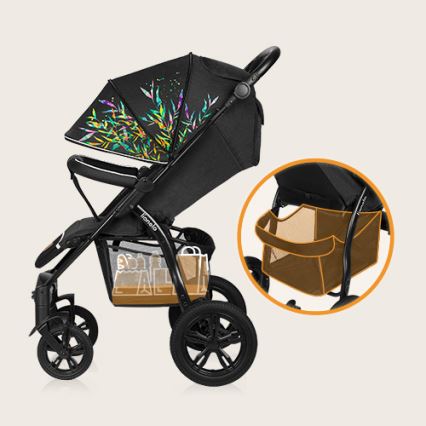 Lionelo - Stroller ANNET TOUR black/green