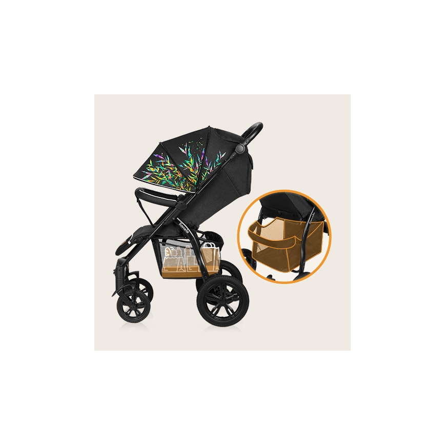 Lionelo - Stroller ANNET TOUR black/green