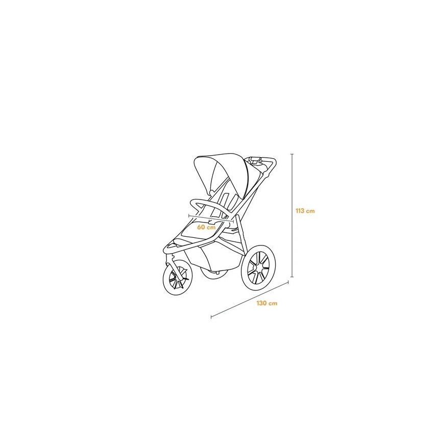 Lionelo - Stroller AZURA black/green