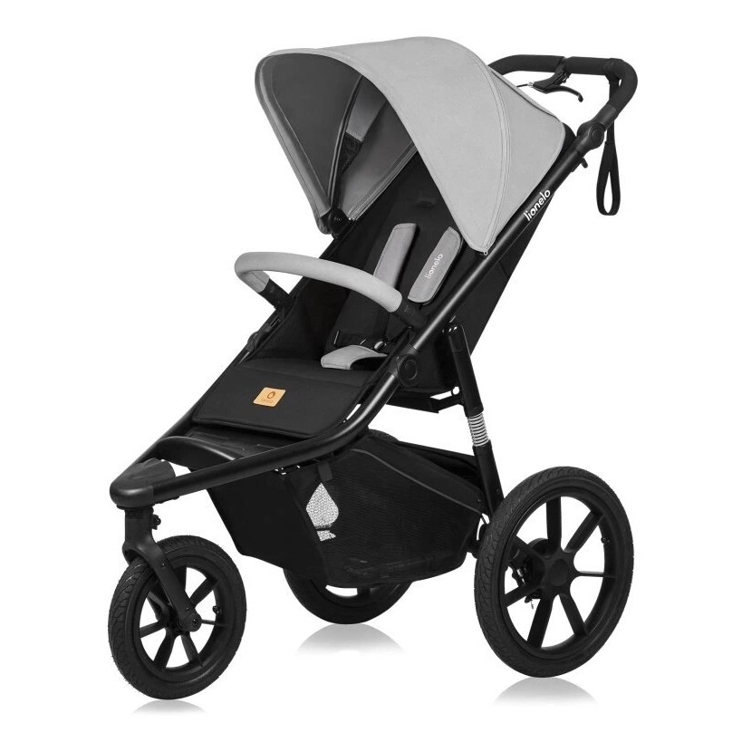 Lionelo - Stroller AZURA black/grey