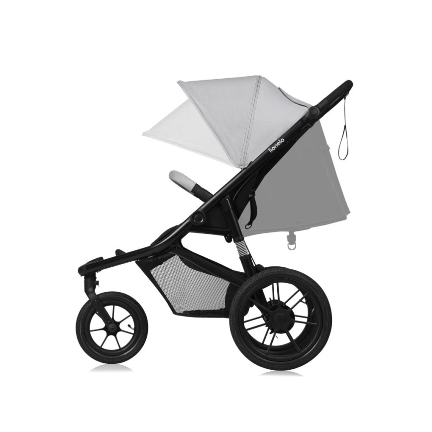 Lionelo - Stroller AZURA black/grey