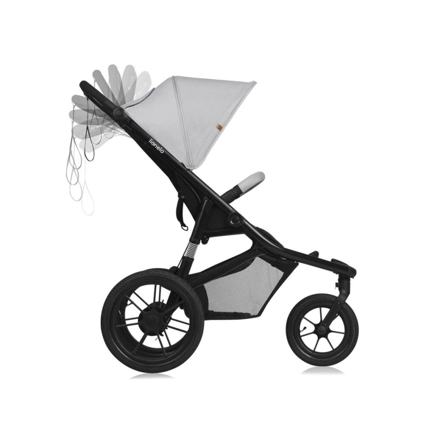 Lionelo - Stroller AZURA black/grey