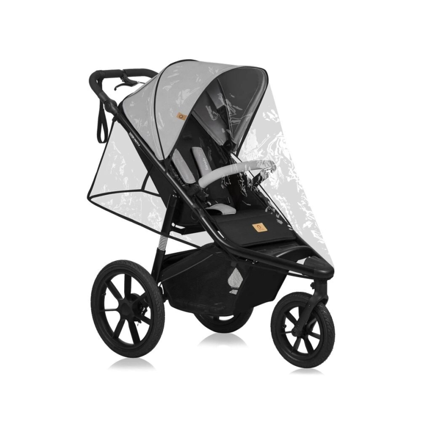 Lionelo - Stroller AZURA black/grey