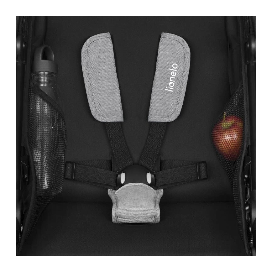 Lionelo - Stroller AZURA black/grey