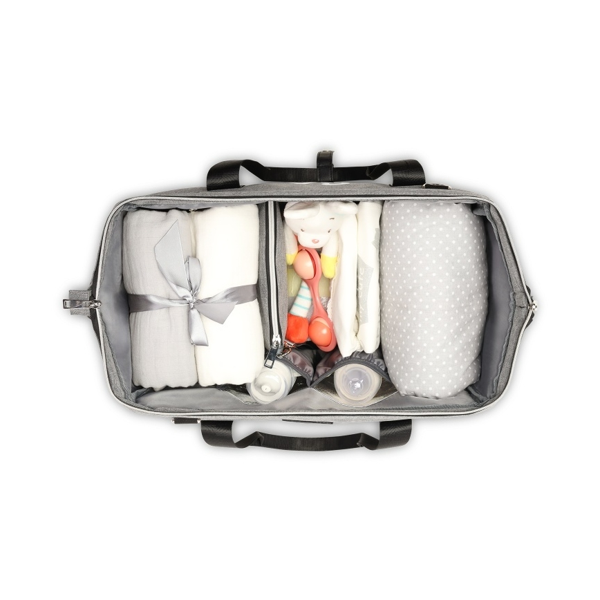 Lionelo - Stroller Changing Bag IDA Grey Concrete