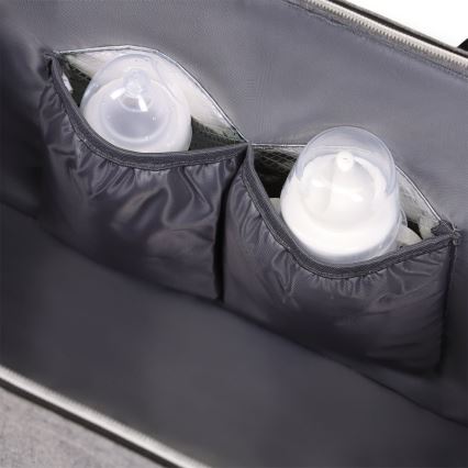 Lionelo - Stroller Changing Bag IDA Grey Concrete