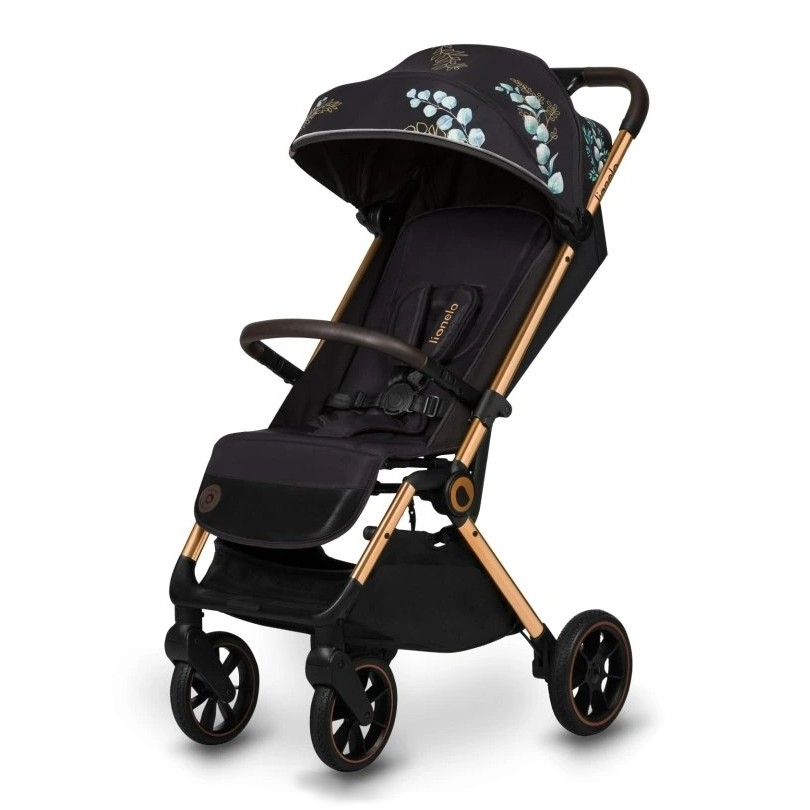Lionelo - Stroller CLOE black/blue/gold