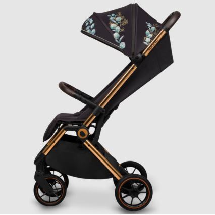 Lionelo - Stroller CLOE black/blue/gold