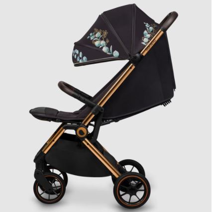 Lionelo - Stroller CLOE black/blue/gold