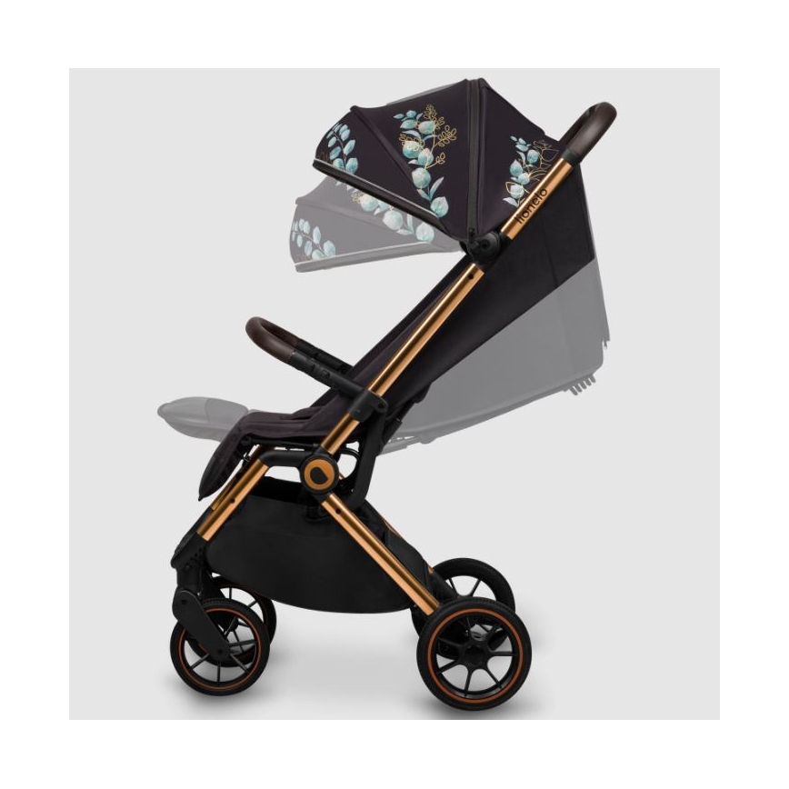 Lionelo - Stroller CLOE black/blue/gold